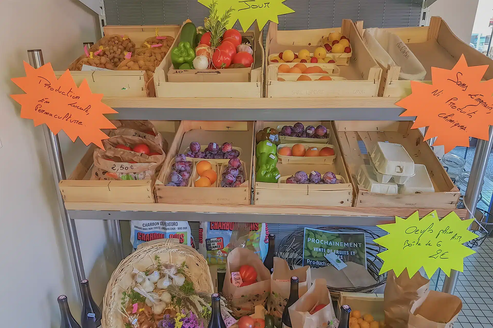 epicerie avec produits du quercy