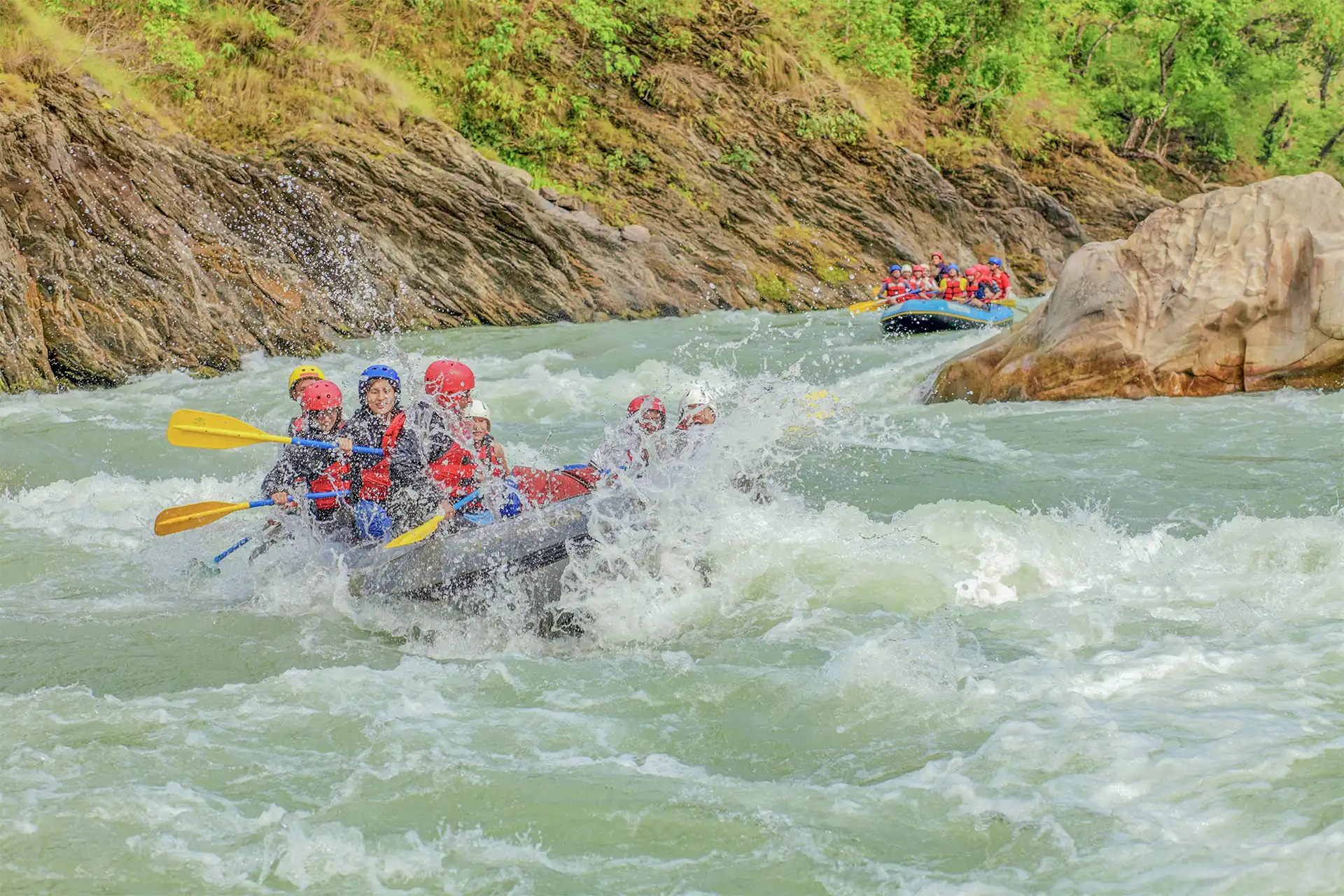 rafting sensations fortes