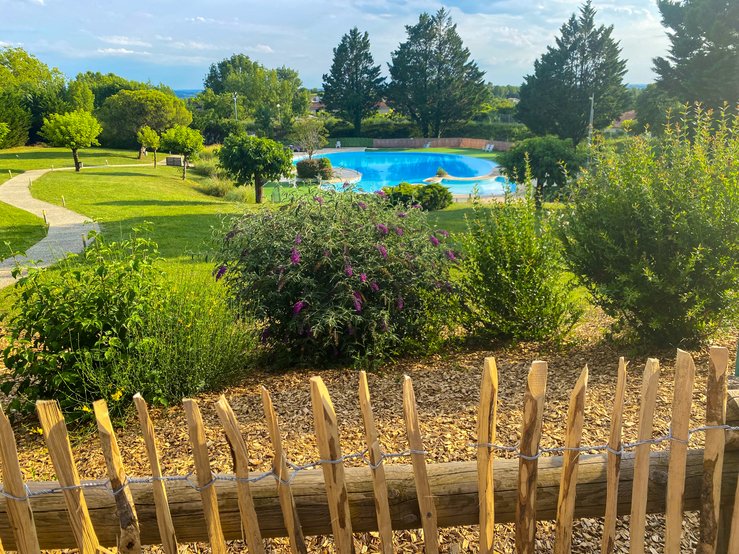 vue piscine